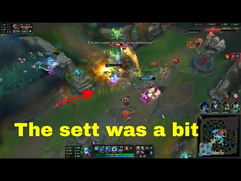 Sett was a bit too strong for me