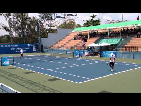 tennis247 - Giải quần vợt Men's Future F2 2013: Hoàng Nam vs Quốc Khánh