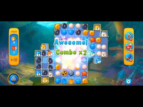 Fishdom Easy Level 9680 (with ingame lightning booster) @choraelmin