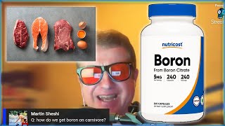 Where do you get boron on a carnivore diet? - @HarrySerpanos