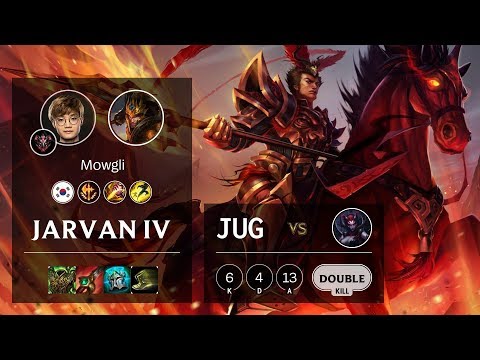Jarvan IV Jungle vs Elise - KR Grandmaster Patch 10.4