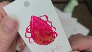 Pink Glitz Ink Review Diamine Fountain Pen Ink