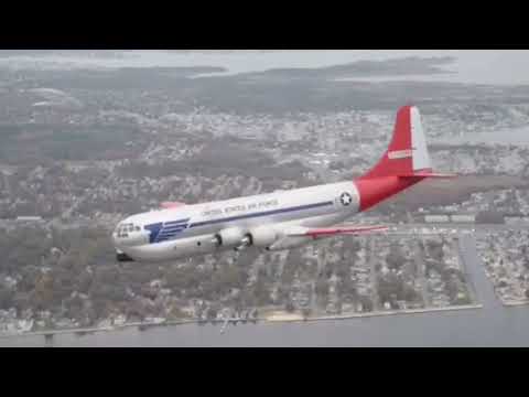 C-97 Flying Down Past the Jersey Coast Line