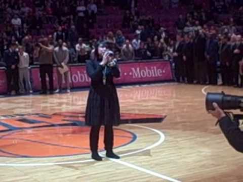 Sheena Alexis- Madison Square Garden- New York Knicks Game