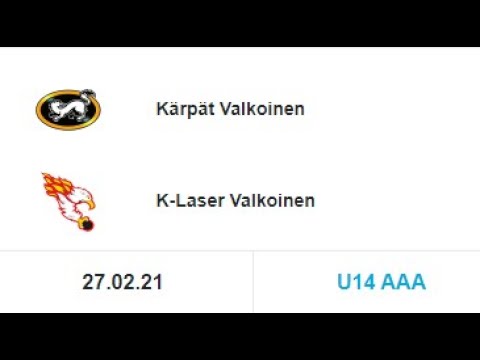 Kärpät Valkoinen vs K-Laser Valkoinen  (U14 AAA)