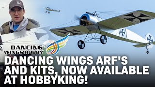 Dancing Wings Hobby (ARF) Fokker Eindecker III WW1 Monoplane Fighter Balsa 1580mm