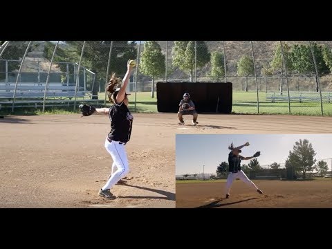 Ally Melgar 2020 Pitcher R/R - Softball Skills Video