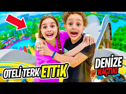KUZEY ELİF OTELİ TERK ETTİ !! EYVAH DENİZE KAÇTI !!