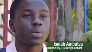 Isiah Ambutsa ( A beneficiary of the Co-op Bank Foundation)