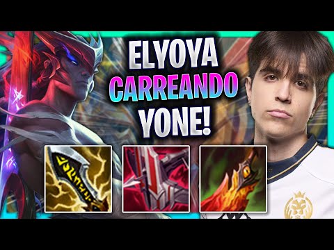 ELYOYA CARREANDO CON YONE MID! - MAD Elyoya Juega Yone Mid vs Zed! | Season 2023