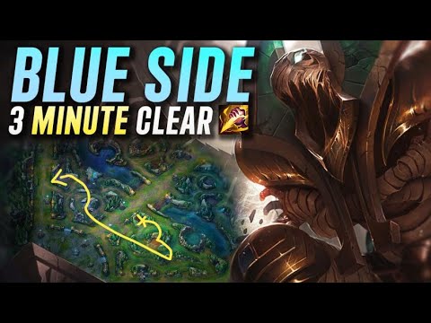 Blue Side Fiddlesticks Solo Jungle Clear *3 Mins* Patch 13.11