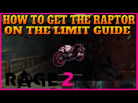 Rage 2 How to Get The Raptor - ON THE LIMIT Trophy / Achievement Guide (New Vehicle)