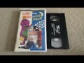 Opening Closing To Barney Good Day Good Night 1997 VHS Kids Motion International Copy