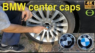 Installing new BMW mag center caps