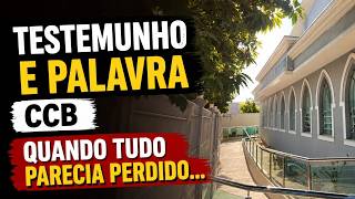 Testemunho CCB - Deus aparece no momento CERTO #ccb #hinosccb #testemunhos