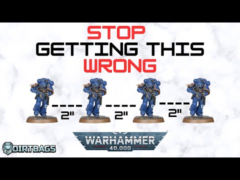 40k Unit Coherency Rules | Competitive Leviathan | Warhammer 40k 10th edition rules