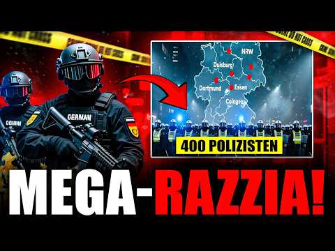 400 police officers strike: Mega-raid against clans & bouncer scene in North Rhine-Westphalia