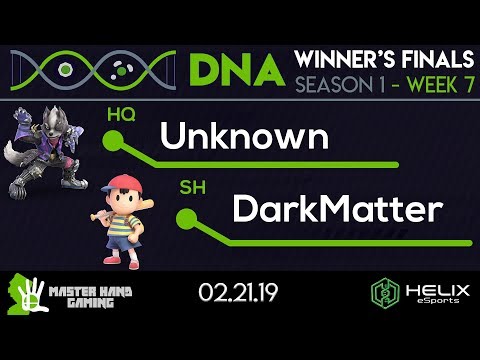 DNA 1.7 - HQ | Unknown (Wolf) vs SH | DarkMatter (Ness) - W Finals