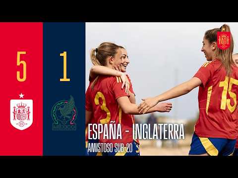 RESUMEN I España 5-1 México I Sub-20 femenino I Partido Internacional Amistoso| 🔴 SEFUTBOL