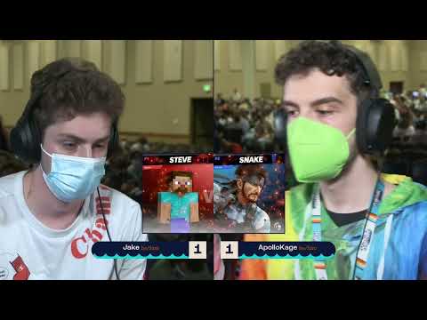 Jake vs ApolloKage - Ultimate Singles Top 8 Losers Quarters - Riptide 2022 | Steve vs Snak