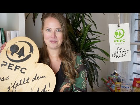 Das PEFC Siegel! Für Produkte aus garantiert nachhaltiger Waldwirtschaft. 🌳🌲