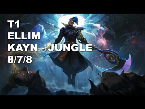 T1 Ellim Jungle Kayn vs Elise - KR Master Patch 10.9