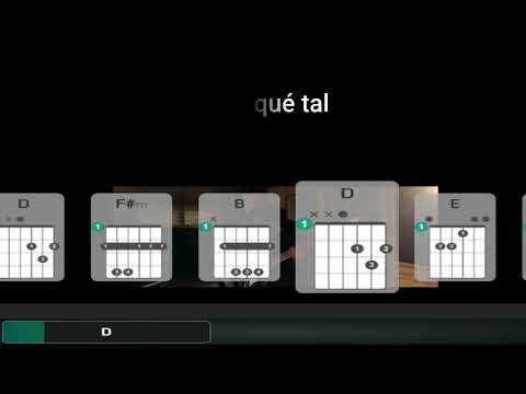 Alejandro Santamaria - Qué Tal (ACORDES EN GUITARRA Y LETRA)