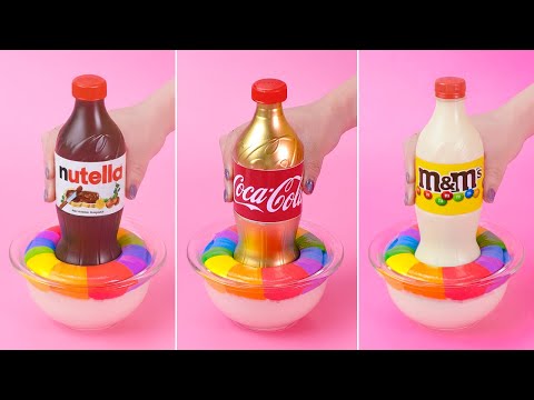 Desafio Divertido De Decoração De Dolo De Chocolate 🍫🌈 Guerra De Doces Com Choco Yummy