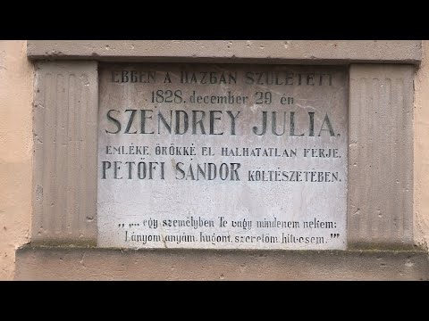 Szendrey Júlia születésére emlékeztek