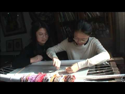 Jingyi Huang's embroidering video