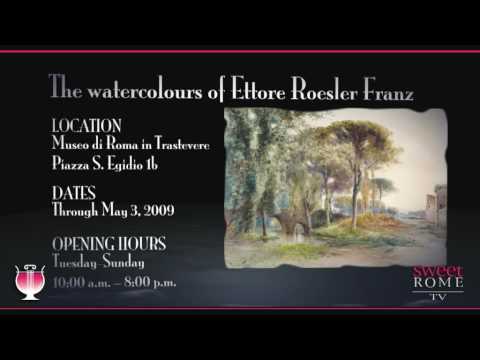 Watercolours of Ettore Roesler Franz