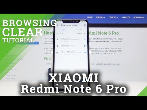 How to Delete Chrome History in Xiaomi Redmi Note 6 Pro - Clear Browser Data