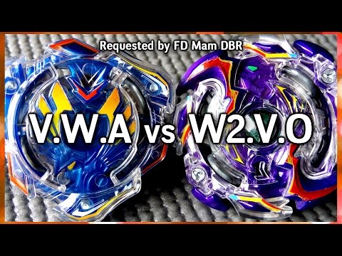 Valkyrie .W.A vs Wild Wyvern .V.O - BATALHA BEYBLADE BURST! ベイブレードバースト