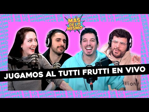 #MÁSDELOMISMO l "ESA SÍ QUE ESTÁ TIESA": FRASES PARA LA CAMA Y EL VELORIO + TUTTI FRUTTI EN VIVO