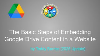 How do I embed Google Drive Sheets, Docs or Slides on my Website - 2025 Update