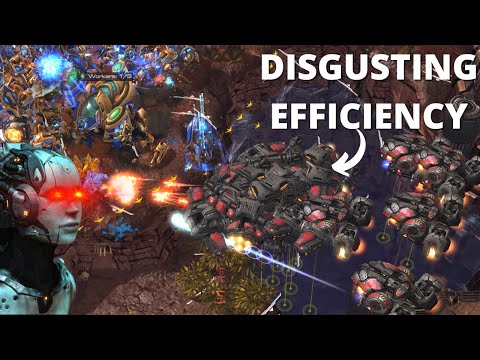 1 Terran Grandmaster vs 7 PROTOSS INSANE A.I. (WORLD RECORD)