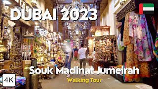 Dubai Shopping Tour 🇦🇪 Discover Retail Paradise in the City of Luxury | Souk Madinat Jumeirah! 4K