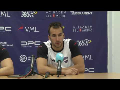 Beograd, Strahinja Rasovic igrac VK NBG, ocekivanja o utakmici sa Marsejom