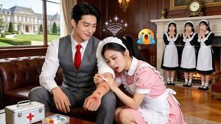 PDG n’a jamais ri en 20 ans,jusqu’à voir la domestique s’évanouir sur lui en bandant sa plaie—il rit