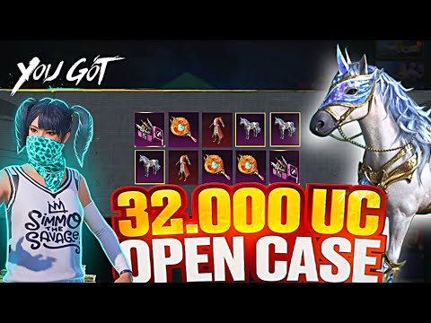 32.000 UC OPEN CASE 🔥 YANGI KELGAN RULETKANI OCHAMIZ 😳 OMAD KERAK EMAS 🤝