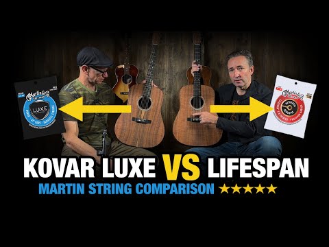 Martin String Comparison: Kovar Luxe vs Lifespan Guitar Strings