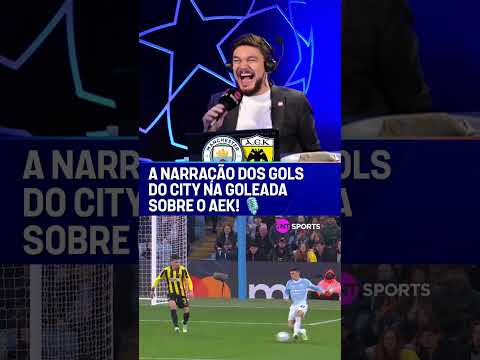 O City não tomou conhecimento do AEK e o Octavio Neto narrou assim o passeio do time inglês #shorts