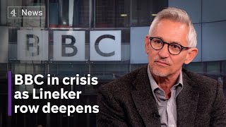 BBC in crisis as sports stars step back in solidarity with Gary Lineker