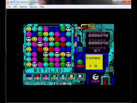 BeTiled - Sinclair ZX Spectrum - emulador MESSUI64 0.152b - testeado en Windows 7 x64