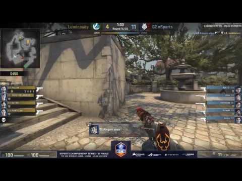 CS:GO - Shox Insane Pistol 4K vs Luminosity Gaming @ ECS Season 1 Final