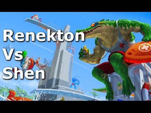 Renekton Vs Shen Top Lane Commentary - Season 6 - League of Legends