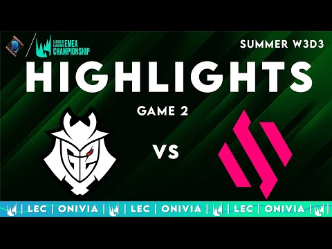 G2 vs BDS Highlights Game 2 | LEC 2025 Summer | G2 Esports vs Team BDS by Onivia