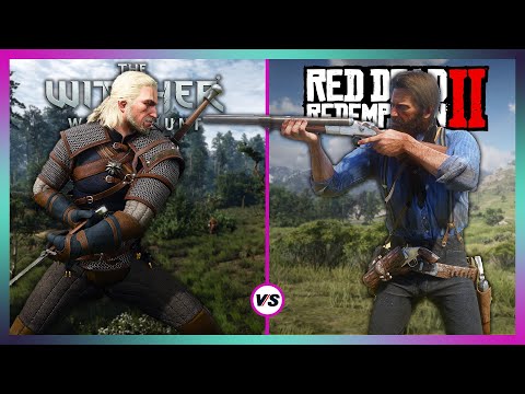 The Witcher 3 Next Gen vs RDR2 - Gameplay Details and Graphics Comparison (4K)
