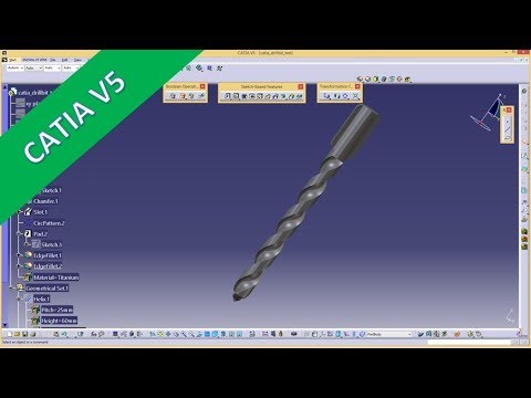 Userwish Drillbit Bohreinsatz Catia v5 Training Part Design