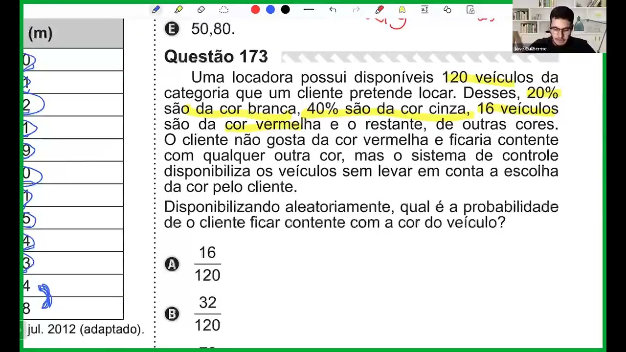 Resolução em Vídeo — Questão 154 ENEM 2019 PPL